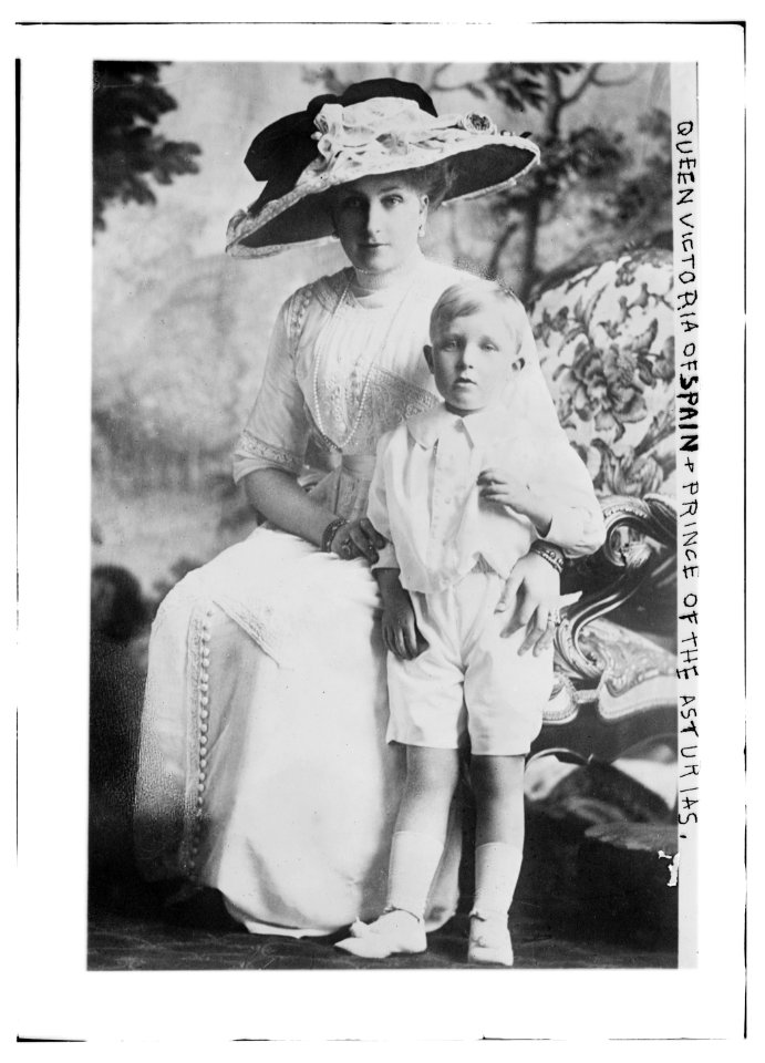 Queen Victoria of Spain and Prince of the Austrias LCCN2014687683