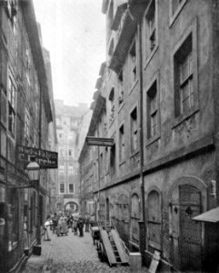 Quandts Hof Leipzig vor 1896
