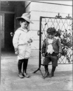 Quentin Roosevelt and Roswell Newcomb Pinckney as children LCCN2001704014