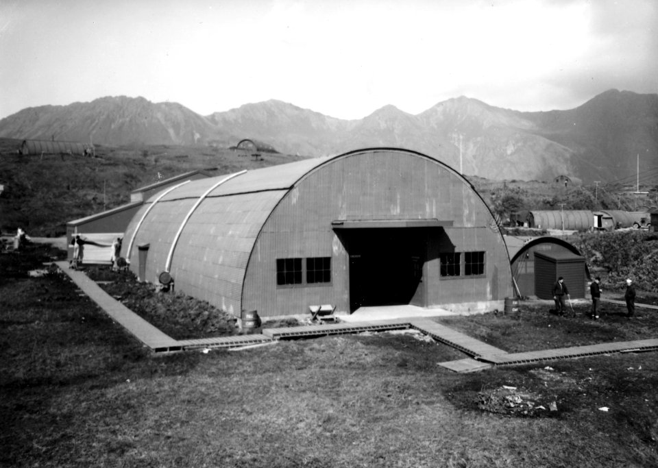 Quonset hut on Attu c1944