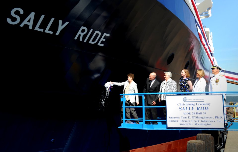 R-V Sally Ride is christened. (14701762020)