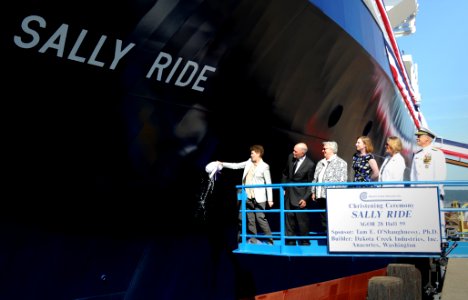 R-V Sally Ride is christened. (14701762020)