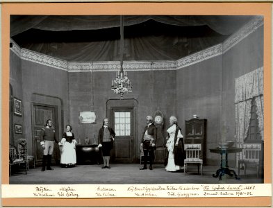 På Gröna Lund, Dramatiska teatern 1901. Föreställningsbild - SMV - H14 001