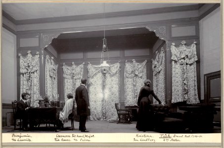 Påsk, Dramatiska teatern 1901. Föreställningsbild - SMV - H12 016