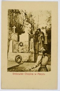 Père-Lachaise - Division 11 - Frederic Chopin - 1920 photo