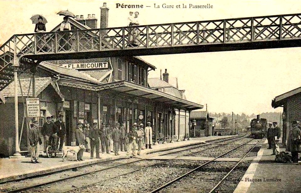 Péronne-Flamicourt (80), l'ancienne gare
