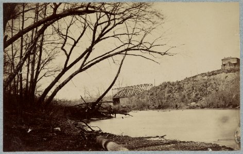 R. R. (i.e. Railroad) bridge across Bull Run. O. & A. R.R LCCN2012649965