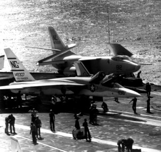 RA-5C RVAH-5 and A-3B VAH-2 on USS Ranger (CVA-61) 1965