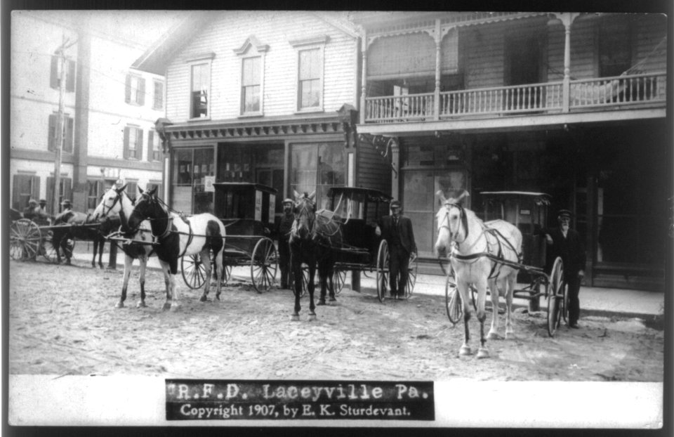 R(ural) F(ree) D(elivery), Laceyville, Pa. LCCN2005686635