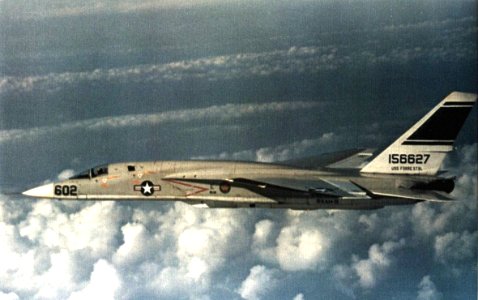 RA-5C Vigilante of RVAH-9 in flight c1973