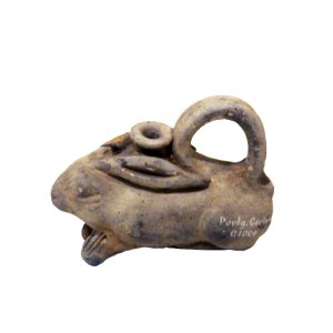 Rabbit-shaped perfume bottle-MAHG on display 16-P8050514-white