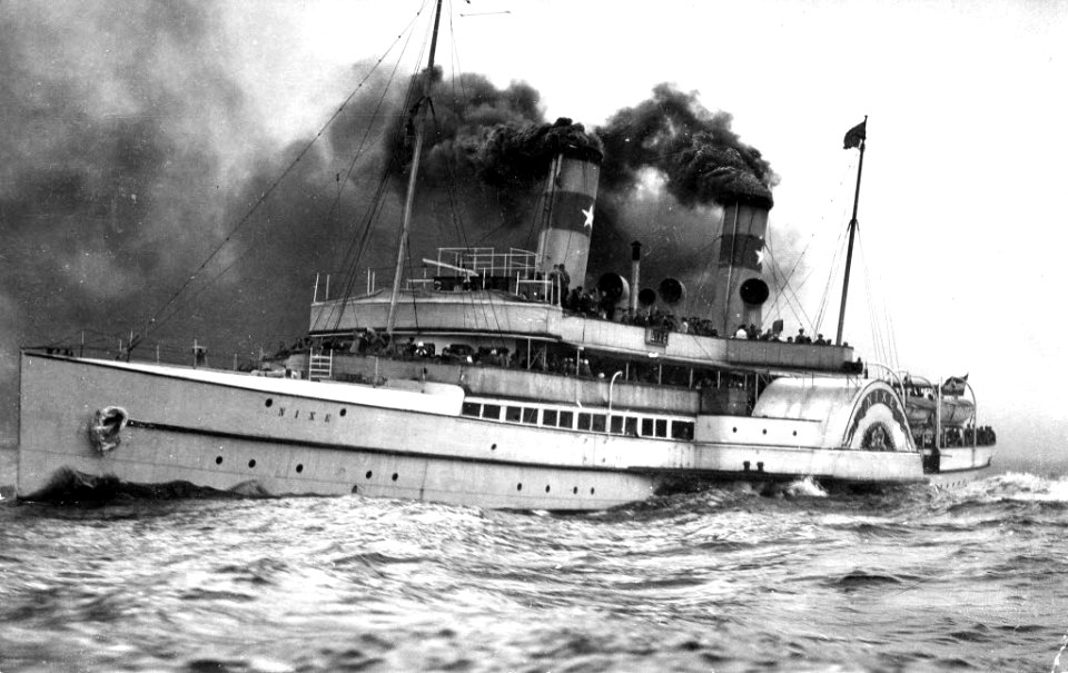 Raddampfer NIXE (Kiel 46.389)
