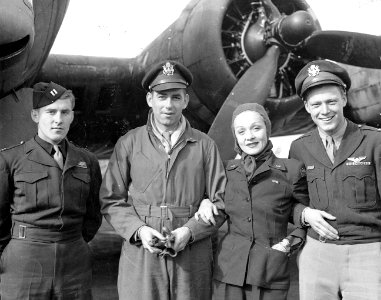 RAF Deenethorpe - 401st Bombardment Group Marlene Dietrich