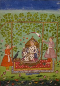 Ragaputra Hemal of Dipak, watercolor from India, Honolulu Museum of Art, 10682.1
