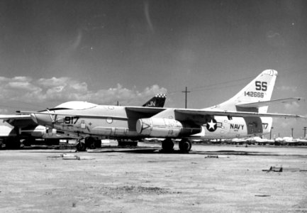 RA-3B Skywarrior at MASDC 1970s