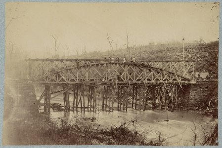 R. R. (i.e. Railroad) bridge across Bull Run. O. & A. R.R LCCN2012649964