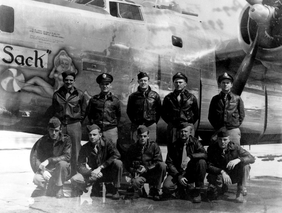 RAF Debach - Consolidated B-24J Liberator 44-40321 Crew