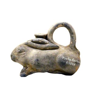 Rabbit-shaped perfume bottle-MAHG on display 16-P8050511-white
