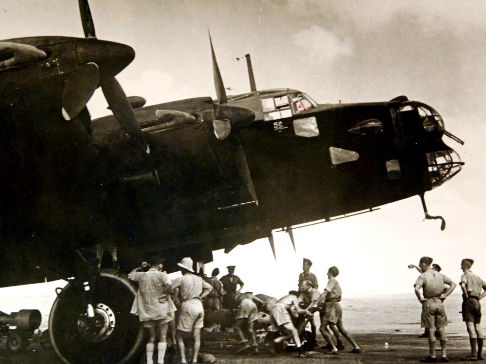 RAF “Halifax” in the Middle East, North African Campaign, WWII (37125691761)