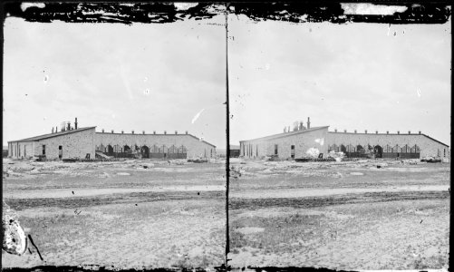 Railroad roundhouse. Laramie County, Wyoming - NARA - 517277