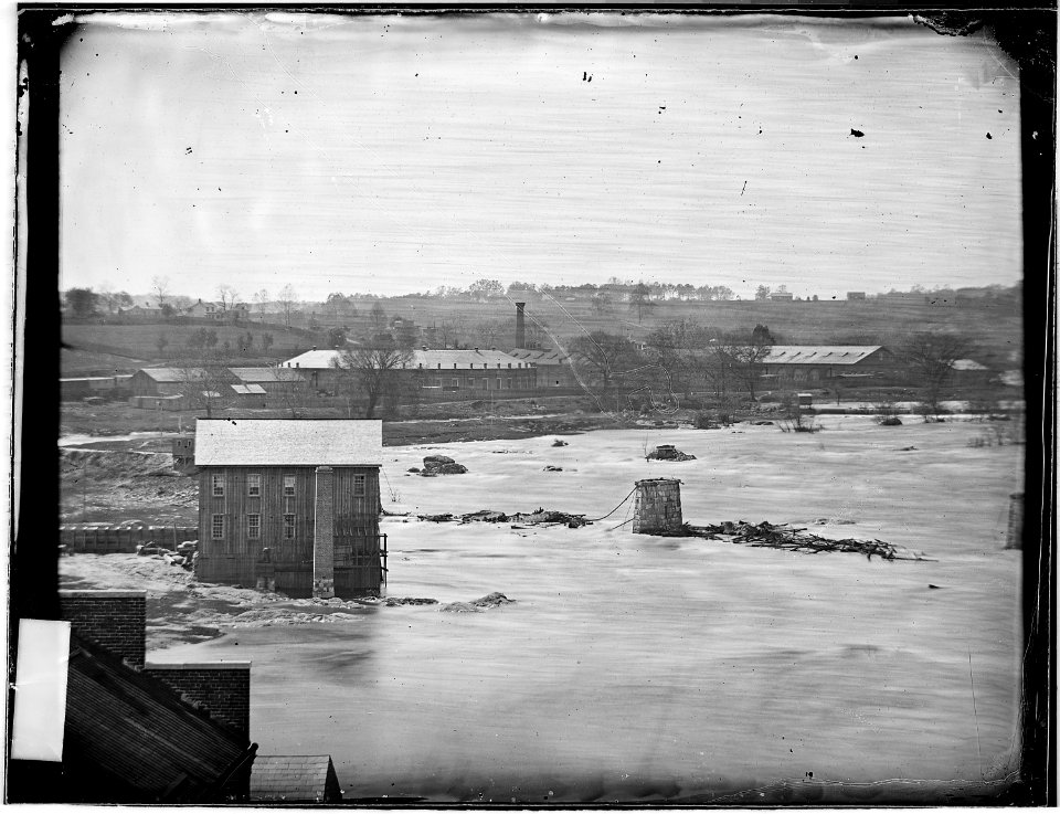 Railroad Shops, Round House, Ruined Bridge, etc. (4190164103)