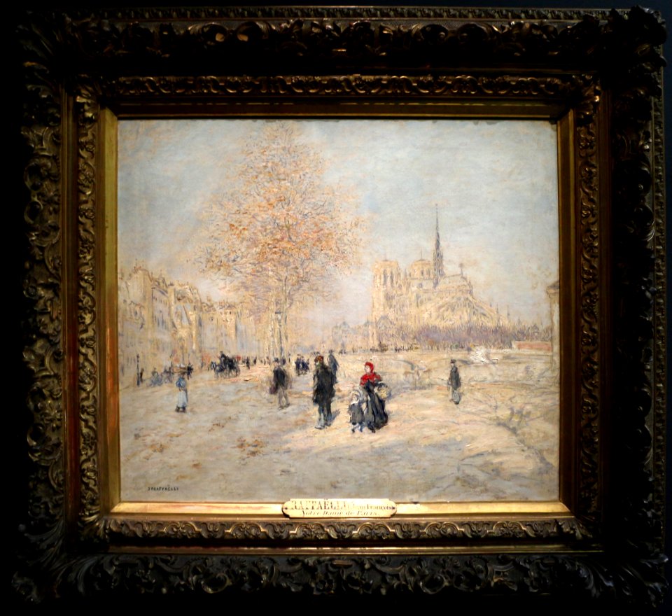 Jean-françois raffaëlli, notre-dame de paris, ante 1896