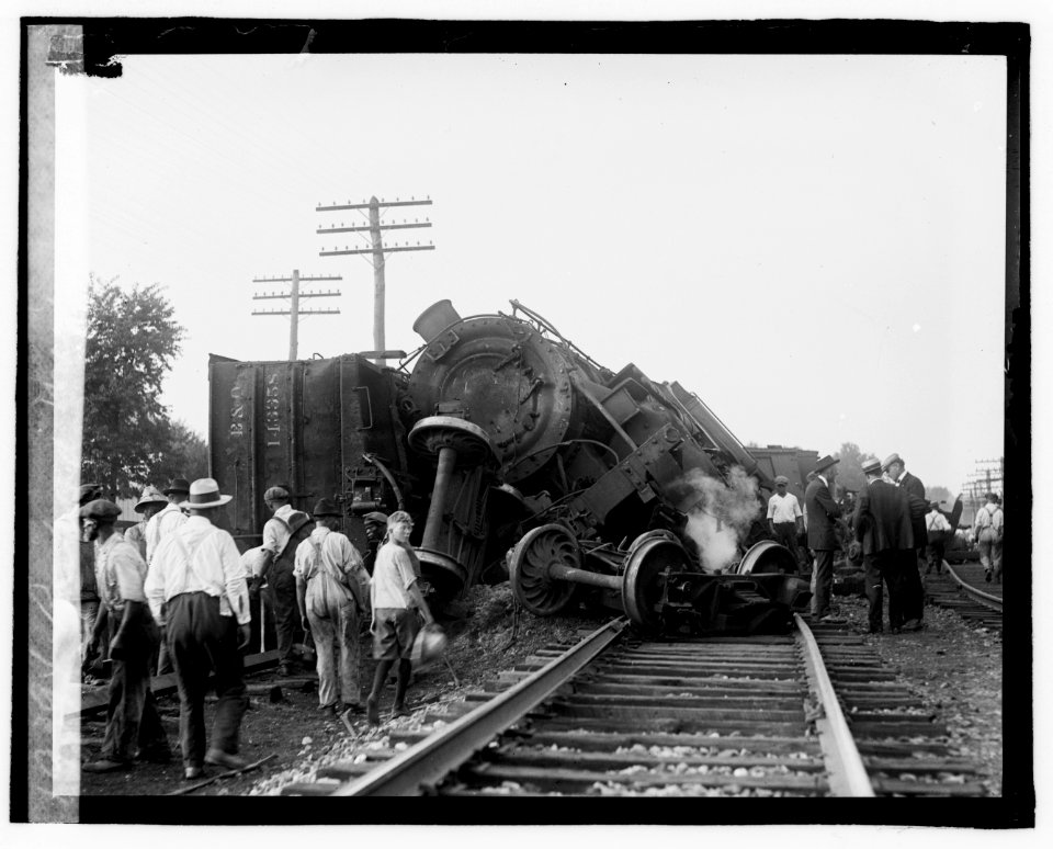 Railroad wreck LOC npcc.06780