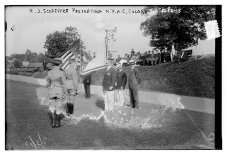 R.J. Schaeffer presenting N.Y.A.C. Colors LCCN2014704959