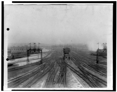 Railroad yard at Union Station, Washington, D.C. LCCN97503313