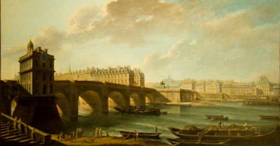 Raguenet - Le Pont Neuf, la Samaritaine et la pointe de la Cité