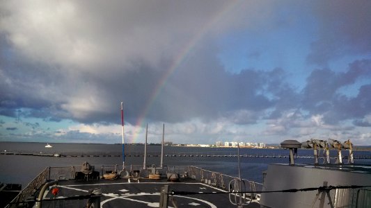 Rainbow over NAB Coronado 150302-N-XX999-001