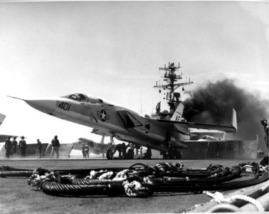 RA-5C on cat USS America 1966-67