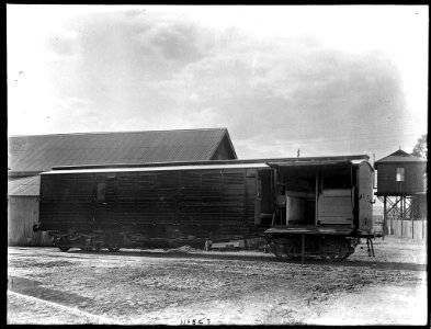 Railway goods van 1522 from The Powerhouse Museum