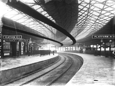 Railway station in Cork NLI