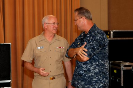 RADM Tidd visits Sail Loft (10042137773)