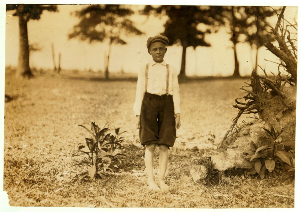 Ralph Kuyrkendall. 'I'm learnin' to spin in Magnolia Cotton Mill. Work with Blanch --. I'm 10 years old. Been in the First Grade three years and Second Grade one year.' See photo of family, LOC nclc.02088