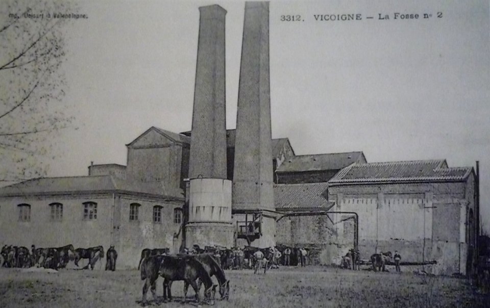 Raismes - Fosse n° 2 des mines de Vicoigne (K)