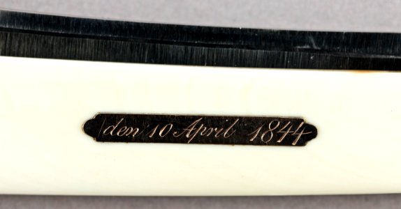 Rakkniv från Karl XIV Johans balsamering den 10 april 1844 - Livrustkammaren - 100460