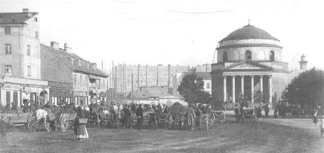 Plac Trzech Krzyży Konrad Brandel 1882 photo