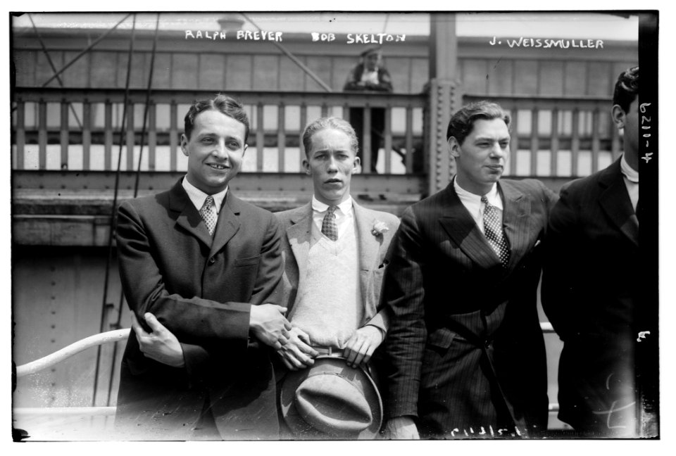 Ralph Brever, Bob Skelton, J. Weissmuller LCCN2014717338