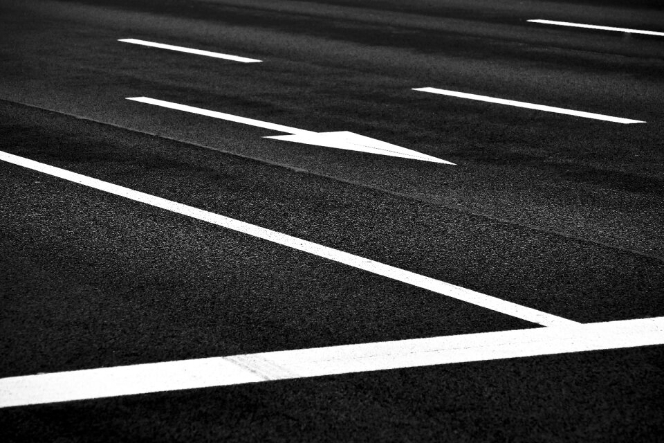 Ground grey roadway