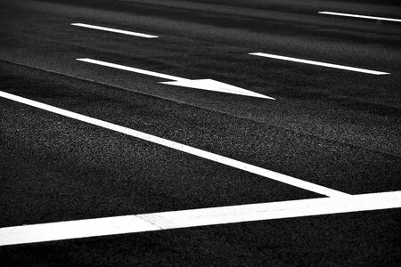 Ground grey roadway