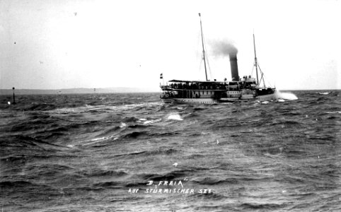 Raddampfer FREIA (Kiel 46.387)