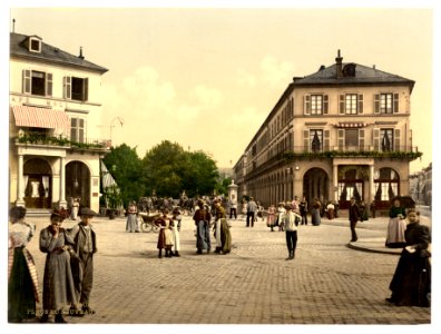 Place du Quartier Neff, Mulhausen, Alsace Lorraine, Germany-LCCN2002695081