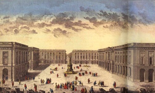 Place royale vue depuis rue tapissiers