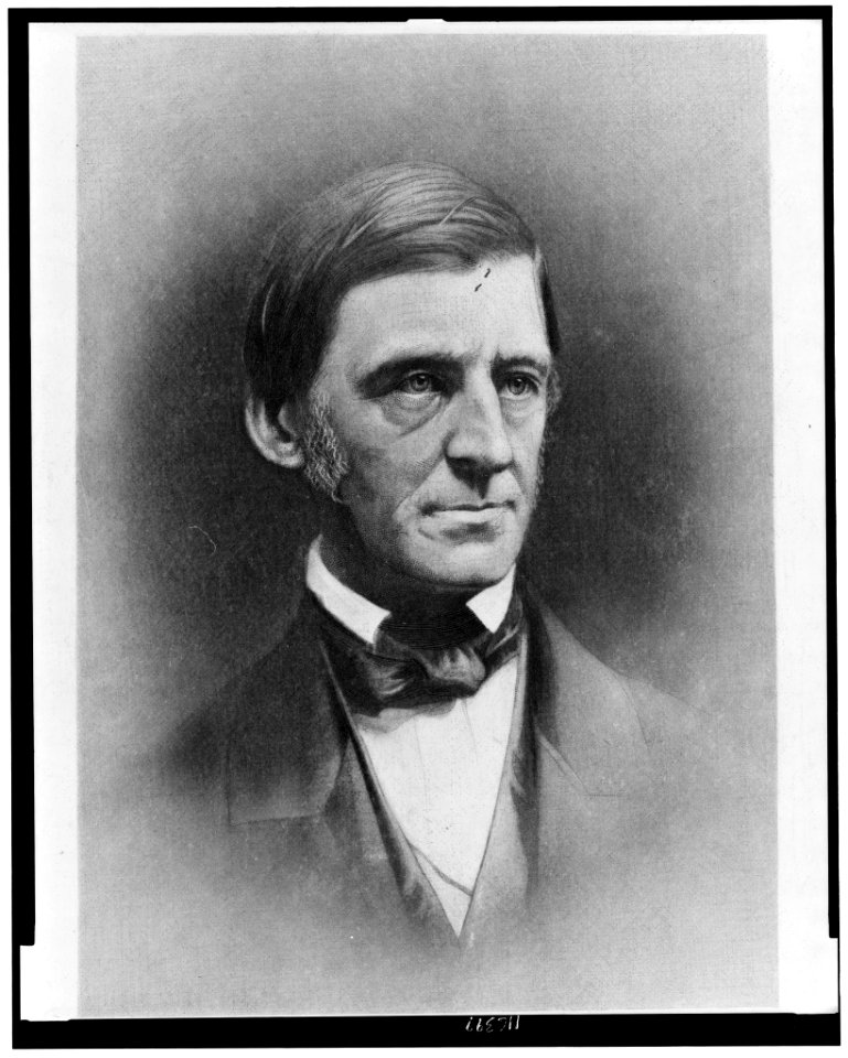 Ralph Waldo Emerson, head-and-shoulders portrait, facing right LCCN96510824