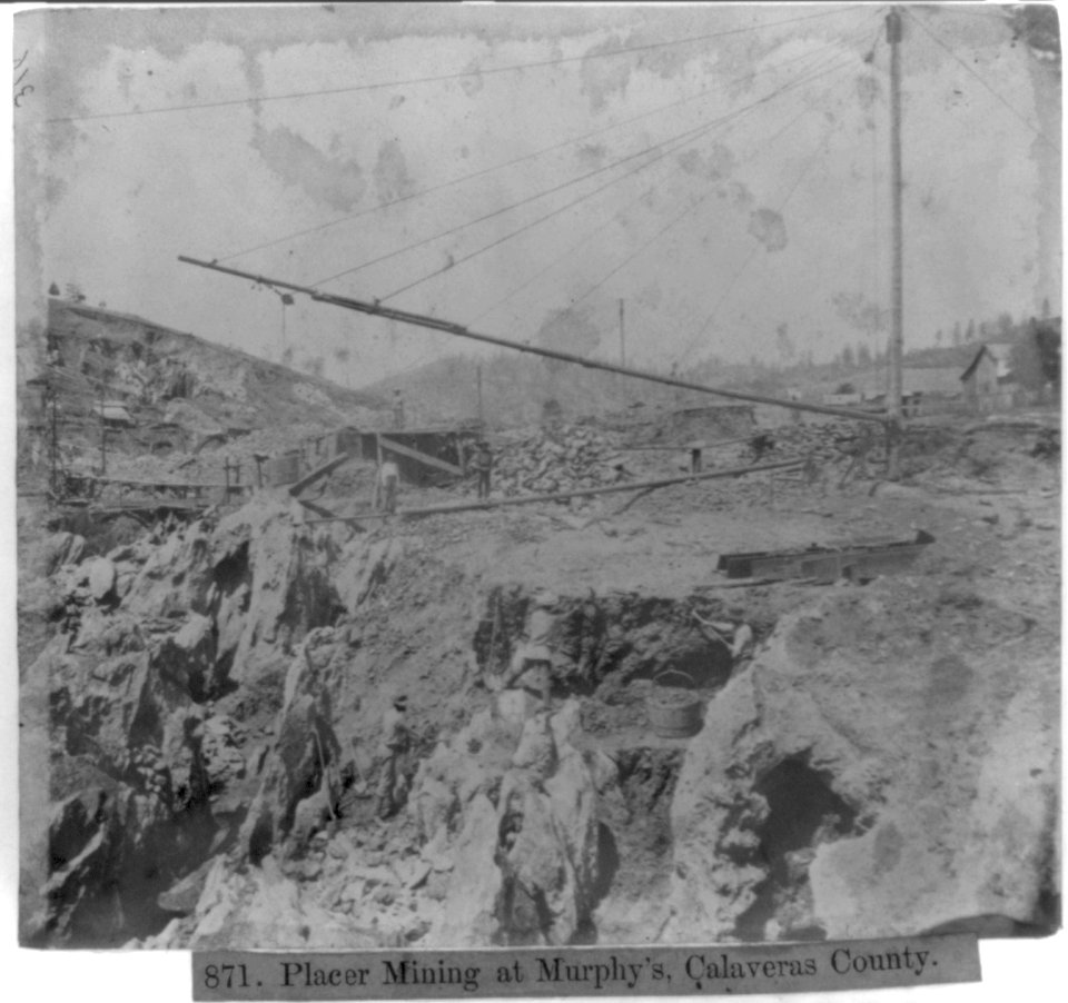 Placer Mining at Murphy's, Calaveras County LCCN2002723595