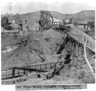 Placer Mining- Columbia, Tuolumne County - The Columbia Claim LCCN2002721692