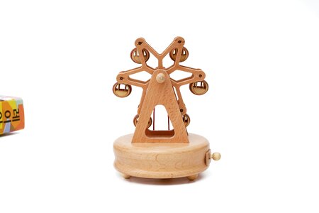 Music box wooden decoration