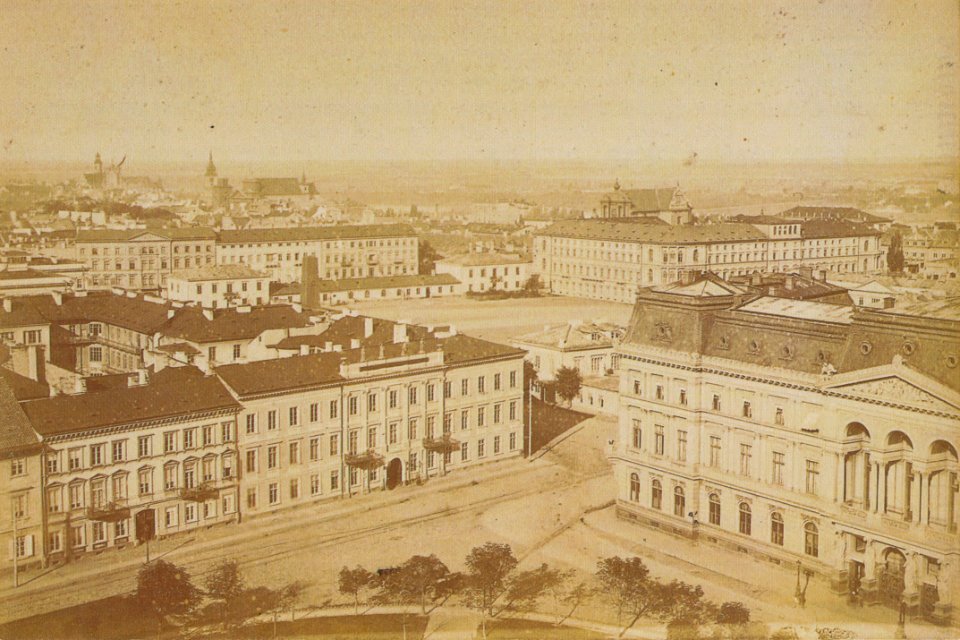 Plac Saski Konrad Brandel 1870